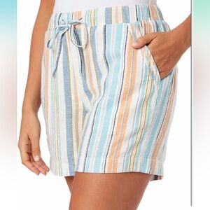 Briggs Ladies' Linen Blend Pull-On Short